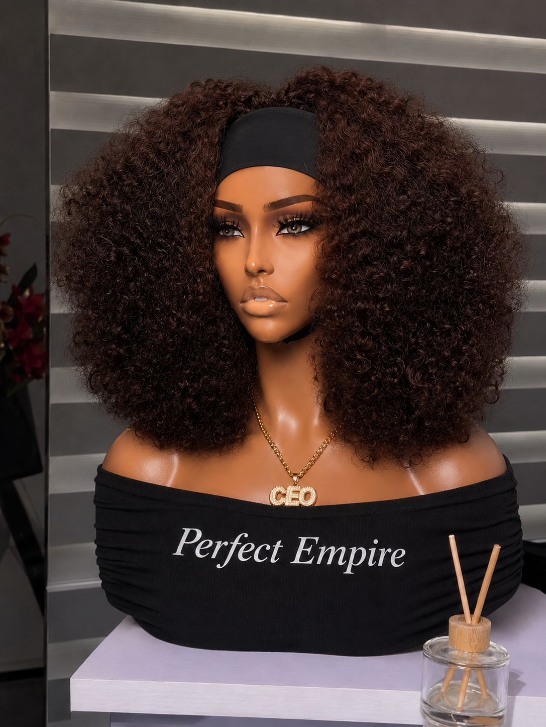 Head band Bohemian curls